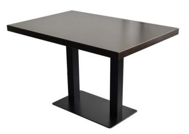 Tisch dunkelbraun 120x80cm